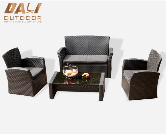 Murah Terlaris Baru Gaya Rumah Modern Outdoor Garden Patio Furnitur Sofa Rotan Set
