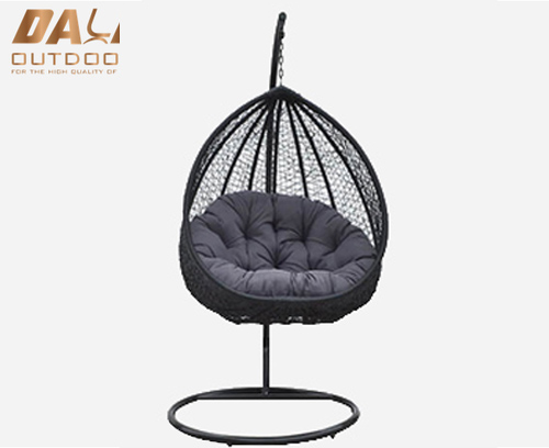 Jual Hot Outdoor Hanging Rotan Egg Chair Leisure Wicker Patio Swing Chair